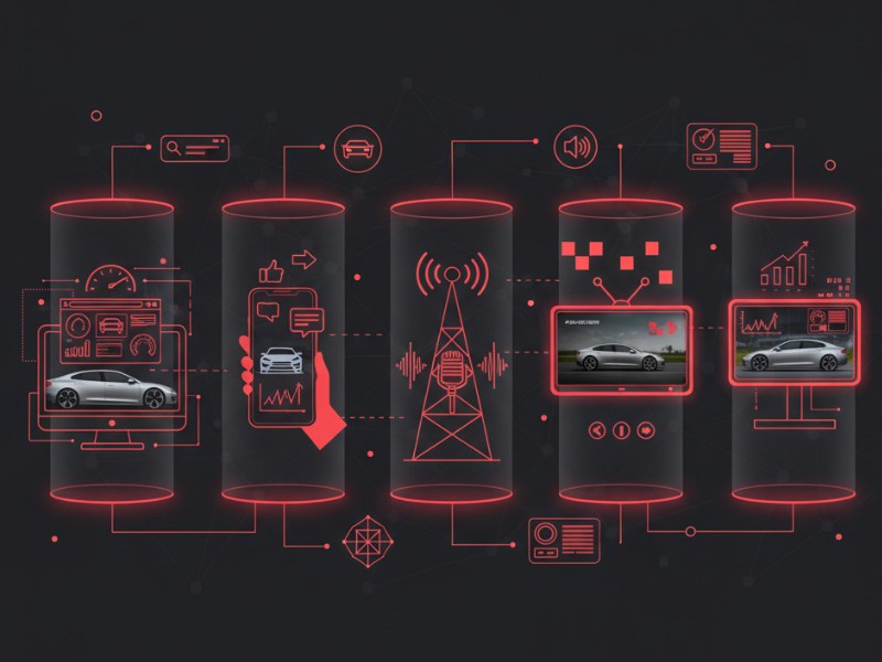 Marketing channels shown as disconnected silos